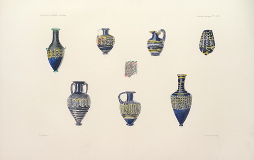 Collection Julien Gréau. Verrerie antique, émaillerie et poterie appartenant à M. John Pierpont Morgan Pl.14