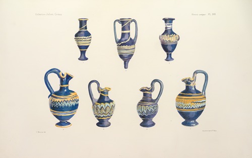 Collection Julien Gréau. Verrerie antique, émaillerie et poterie appartenant à M. John Pierpont Morgan Pl.17