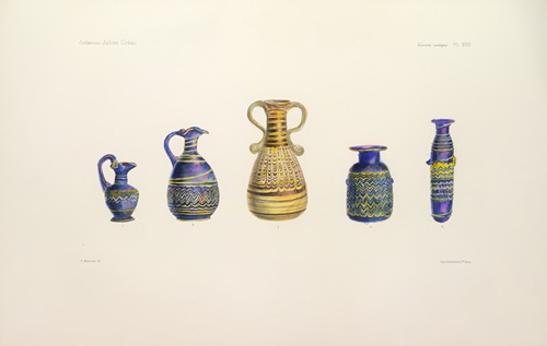 Collection Julien Gréau. Verrerie antique, émaillerie et poterie appartenant à M. John Pierpont Morgan Pl.18