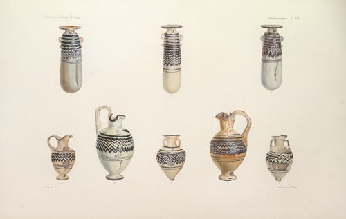 Collection Julien Gréau. Verrerie antique, émaillerie et poterie appartenant à M. John Pierpont Morgan Pl.21