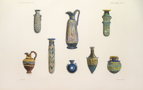 Collection Julien Gréau. Verrerie antique, émaillerie et poterie appartenant à M. John Pierpont Morgan Pl.22