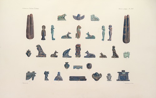 Collection Julien Gréau. Verrerie antique, émaillerie et poterie appartenant à M. John Pierpont Morgan Pl.25