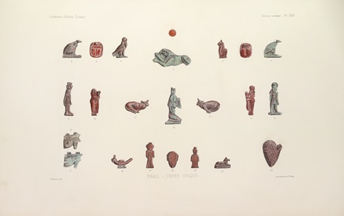 Collection Julien Gréau. Verrerie antique, émaillerie et poterie appartenant à M. John Pierpont Morgan Pl.30