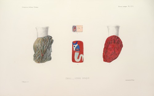 Collection Julien Gréau. Verrerie antique, émaillerie et poterie appartenant à M. John Pierpont Morgan Pl.32