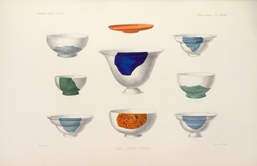 Collection Julien Gréau. Verrerie antique, émaillerie et poterie appartenant à M. John Pierpont Morgan Pl.38