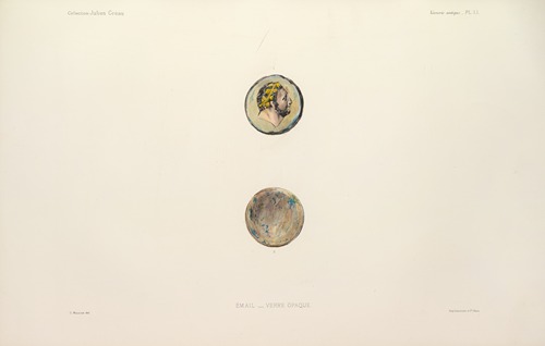 Collection Julien Gréau. Verrerie antique, émaillerie et poterie appartenant à M. John Pierpont Morgan Pl.52