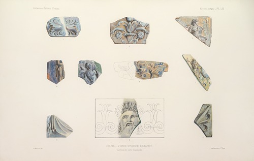 Collection Julien Gréau. Verrerie antique, émaillerie et poterie appartenant à M. John Pierpont Morgan Pl.54