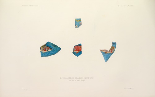 Collection Julien Gréau. Verrerie antique, émaillerie et poterie appartenant à M. John Pierpont Morgan Pl.64
