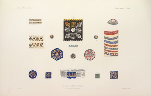 Collection Julien Gréau. Verrerie antique, émaillerie et poterie appartenant à M. John Pierpont Morgan Pl.69