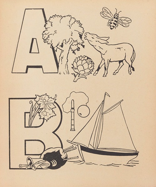 A. B. C. à colorier Pl.03