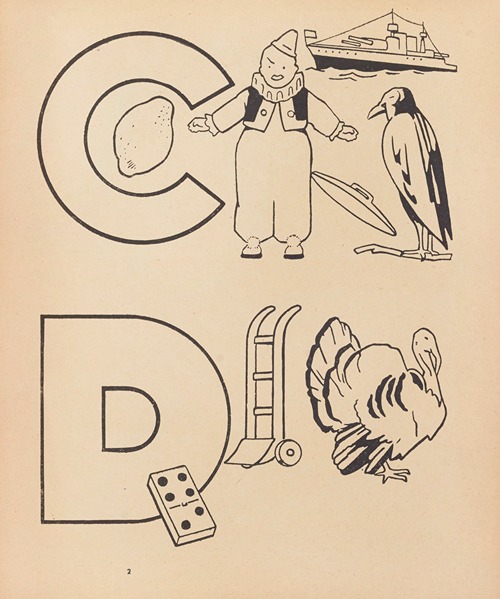 A. B. C. à colorier Pl.05
