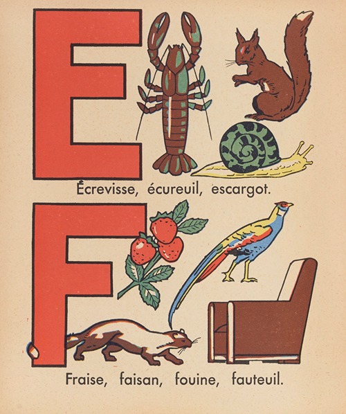 A. B. C. à colorier Pl.06
