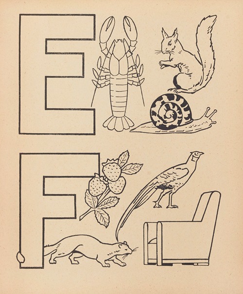 A. B. C. à colorier Pl.07