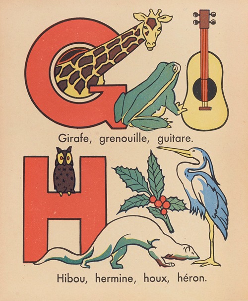 A. B. C. à colorier Pl.08