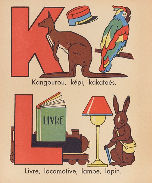A. B. C. à colorier Pl.12