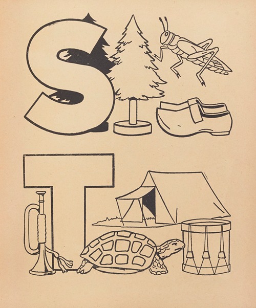 A. B. C. à colorier Pl.21