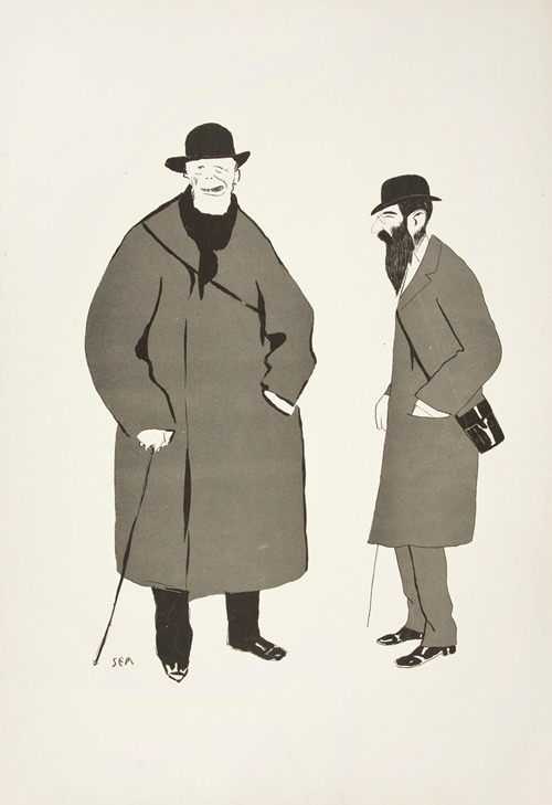 Caricature of two Jews