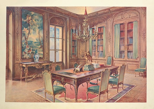 Bibliothéque Louis XIV (composée d’aprés l’Hôtel des Invalides)….
