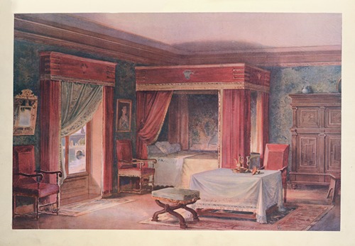 Chambre a coucher Louis XIII (Style d’Abraham Bosse)….