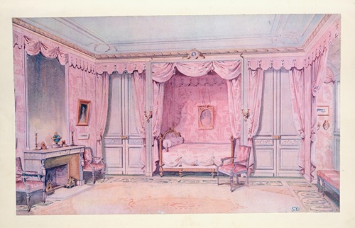 Chambre a coucher, inspirée de celle du comte d’Artois….