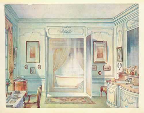 Départ d’escalier et partie de vestibule….