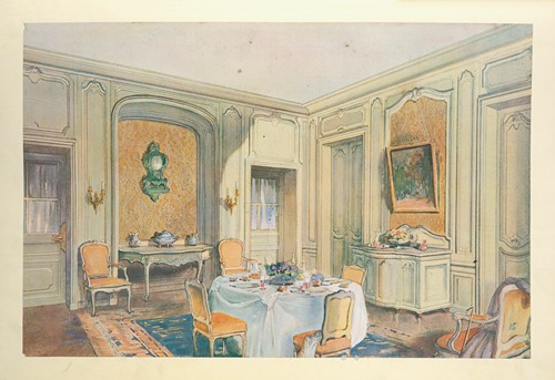 Salle a manger Louis XV, d’ordonnance simple….