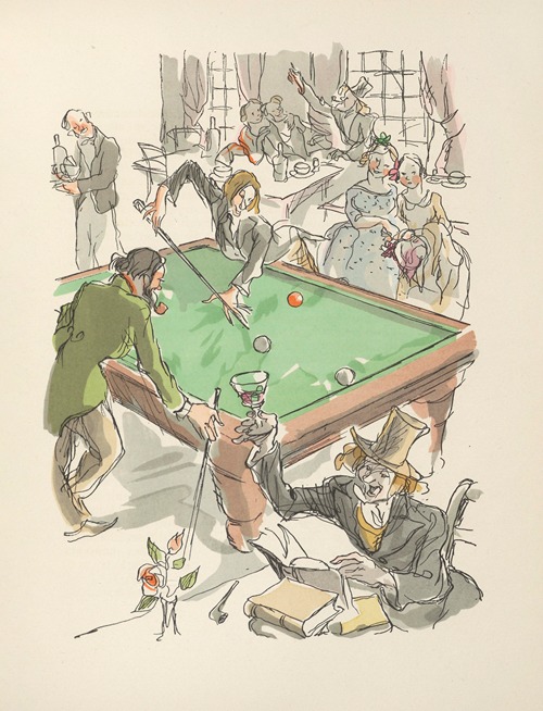 Scènes de la vie de Bohème Pl.16