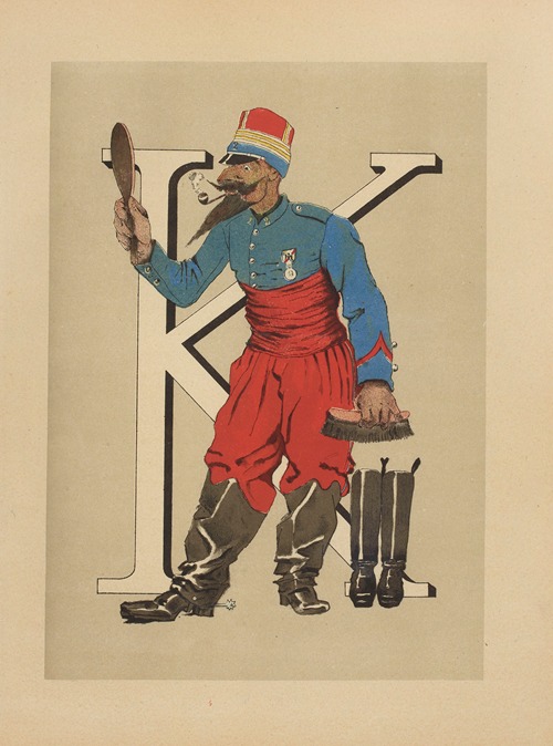 K. Képi (Chasseur d’Afrique, ordonnance)