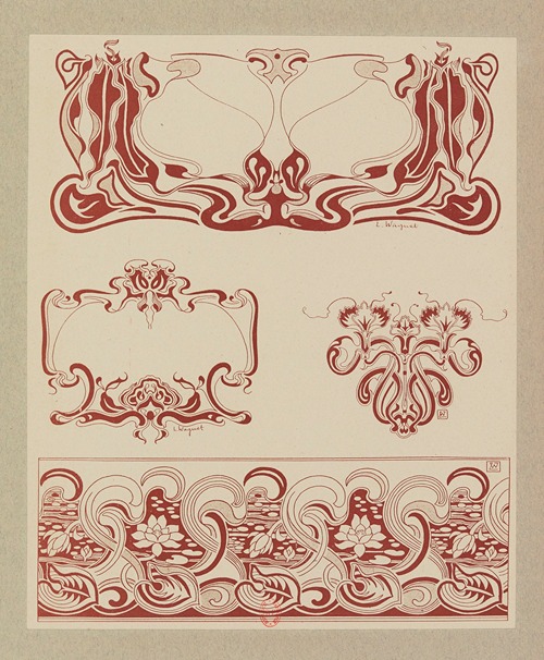 Compositions ornementales pour le cuir et la pyrogravure Pl.06