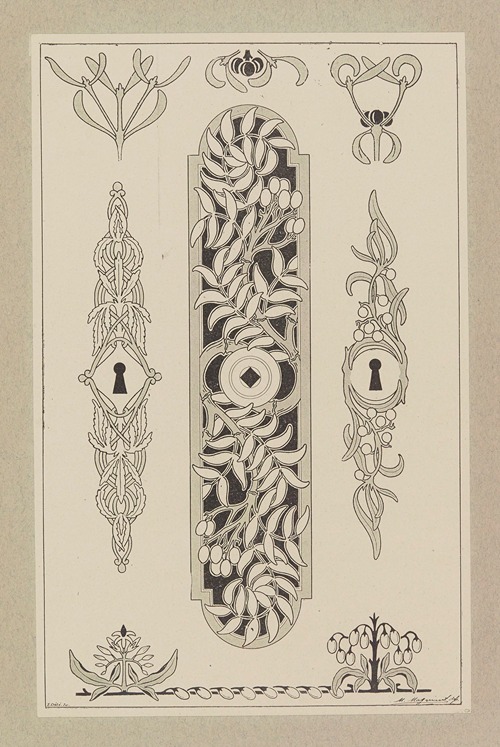 Compositions ornementales pour le cuir et la pyrogravure Pl.10