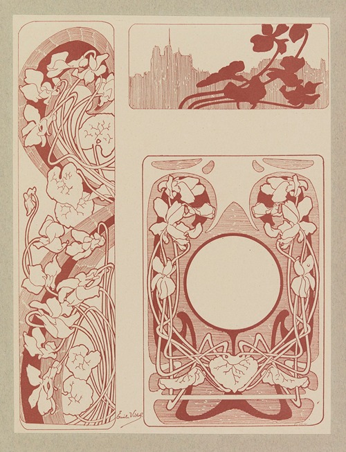 Compositions ornementales pour le cuir et la pyrogravure Pl.12