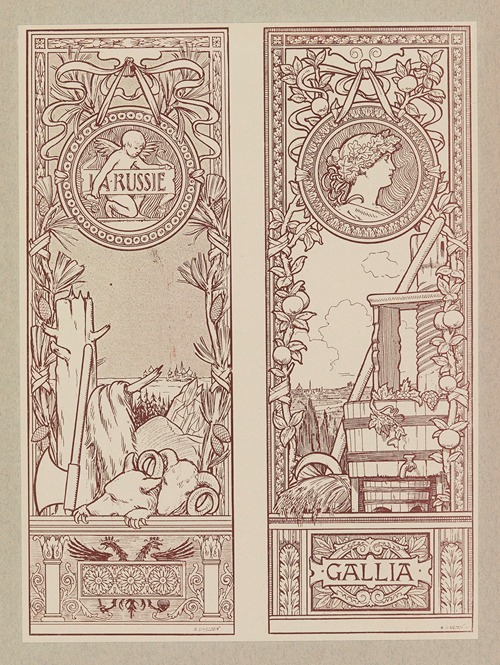 Compositions ornementales pour le cuir et la pyrogravure Pl.15