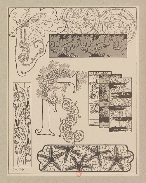 Compositions ornementales pour le cuir et la pyrogravure Pl.16