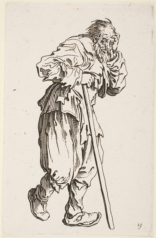 The Beggar Leaning on his Cane
