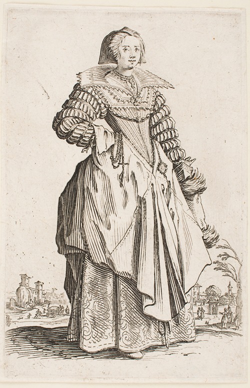 The Nobility of Lorraine – Lady in a Wide Collar