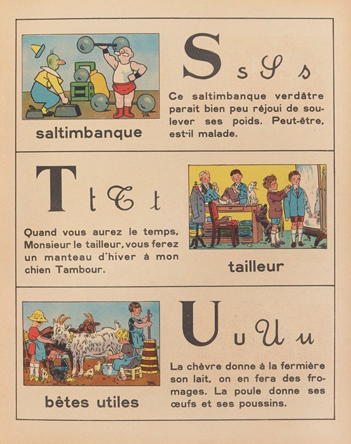 A.B.C. des métiers – abécédaire Pl.09