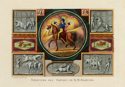 Exercices des Chevaux de M.M. Franconi