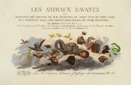 Les Animaux Savants – Title