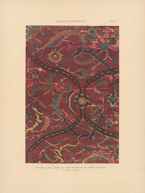 La collection Kelekian; Étoffes & tapis d’Orient & de Venise Pl.009