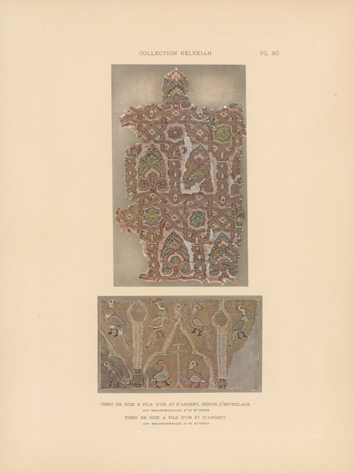 La collection Kelekian; Étoffes & tapis d’Orient & de Venise Pl.020