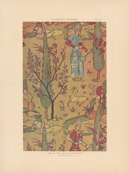 La collection Kelekian; Étoffes & tapis d’Orient & de Venise Pl.027