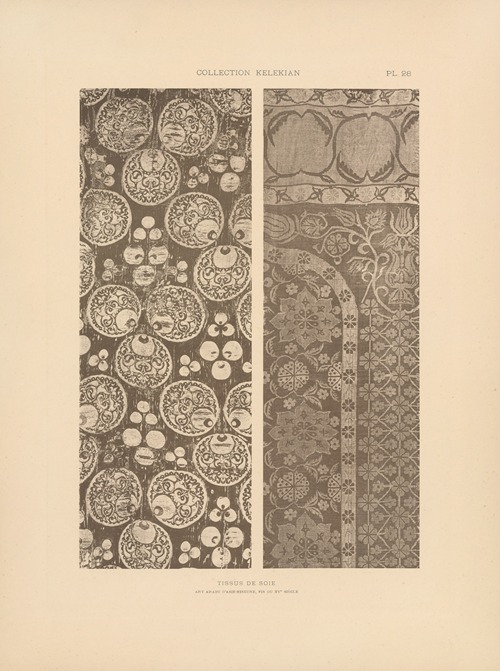 La collection Kelekian; Étoffes & tapis d’Orient & de Venise Pl.028