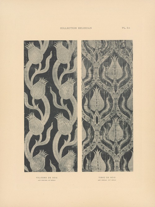La collection Kelekian; Étoffes & tapis d’Orient & de Venise Pl.054