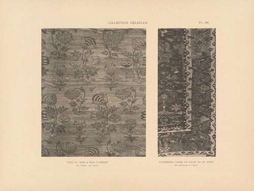 La collection Kelekian; Étoffes & tapis d’Orient & de Venise Pl.068
