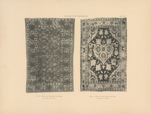 La collection Kelekian; Étoffes & tapis d’Orient & de Venise Pl.077