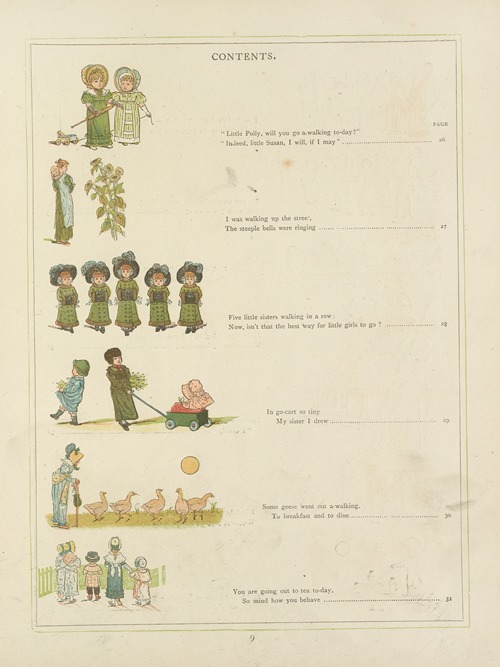 Under the window; pictures & rhymes for children Pl.10