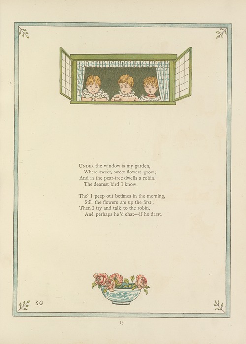 Under the window; pictures & rhymes for children Pl.16