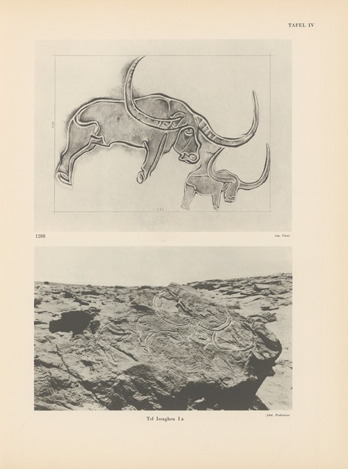 Ekade Ektab die Felsbilder Fezzans Pl.12