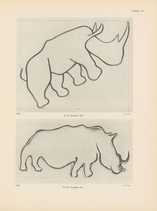 Ekade Ektab die Felsbilder Fezzans Pl.13