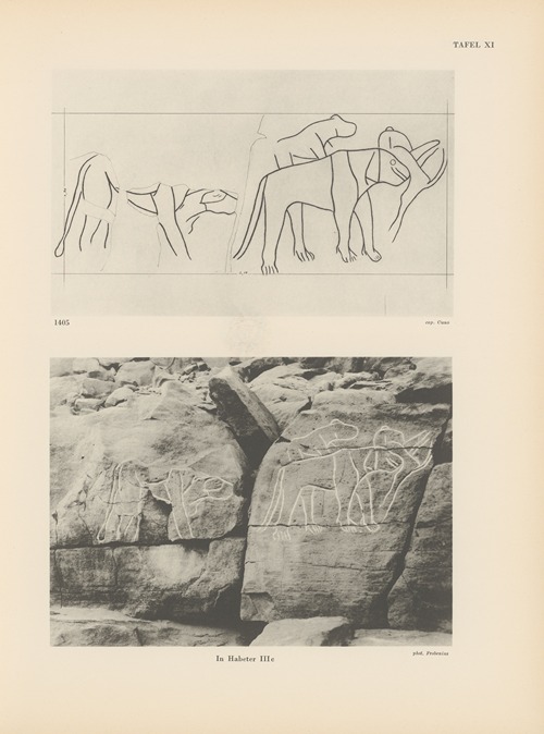 Ekade Ektab die Felsbilder Fezzans Pl.16